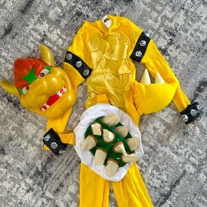 Kids bowser deluxe costume medium